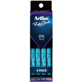 ARTLINE ROLLERBALL PEN 05MM ASSORTED PACK 4