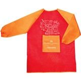FABERCASTELL LITTLE CREATIVES ART SMOCK REDORANGE
