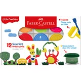 FABERCASTELL LITTLE CREATIVES MODELLING DOUGH 50G ASSORTED SET 12