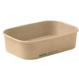 BIOPAK BIOBOARD KRAFT TAKEAWAY BASE 500ML BROWN PACK 50