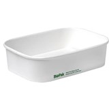 BIOPAK BIOBOARD KRAFT TAKEAWAY BASE 500ML WHITE PACK 50