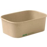 BIOPAK BIOBOARD KRAFT TAKEAWAY BASE 750ML BROWN PACK 50