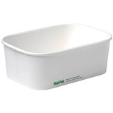 BIOPAK BIOBOARD KRAFT TAKEAWAY BASE 750ML WHITE PACK 50
