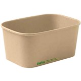 BIOPAK BIOBOARD KRAFT TAKEAWAY BASE 1000ML BROWN PACK 50