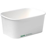 BIOPAK BIOBOARD KRAFT TAKEAWAY BASE 1000ML WHITE PACK 50