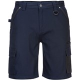 PORTWEST SLIM FIT STRETCH SHORTS NAVY 127