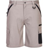 PORTWEST SLIM FIT STRETCH SHORTS SAND 102