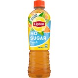 LIPTON ICE TEA NO SUGAR PEACH 500ML