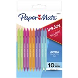 PAPERMATE INKJOY 100RT RETRACTABLE BALLPOINT PEN 10MM FASHION ASSORTED PACK 10