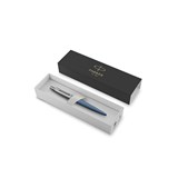 PARKER BALLPOINT PEN JOTTER WATERLOO BLUE CHROME