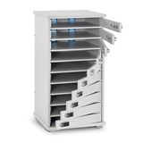 LAPCABBY DEVICE AC MULTI DOOR CABINET LYTE 10 15 INCHES SILVER