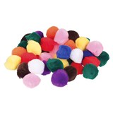 ZART POM POMS 25MM ASSORTED PACK 100