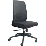 DAL JIRRA PRO CHAIR SYNCHRO HIGH MESH BACK SEAT SLIDE NYLON BASE WITHOUT ARMS FABRIC BLACK