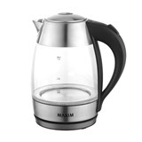 MAXIM CORDLESS GLASS KETTLE 17 LITRE