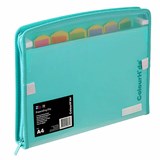 COLOURHIDE  ZIP IT EXPANDING FILE A4 SKY BLUE