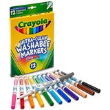 CRAYOLA PERMANENT MARKERS FINE POINT ASSORTED PACK 12