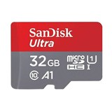 SANDISK ULTRA MICRO SD MEMORY CARD 32GB RED