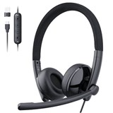 EMEET GENIUSCALL HEADSET USBC WITH BOOM MICROPHONE BLACK