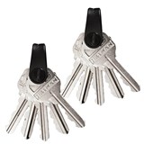 KEYSMART MINI EXPANDABLE KEY HOLDER COMPACT MINIMALIST BLACK PACK 2