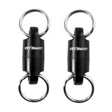 KEYSMART MAGCONNECT MAGNETIC KEYCHAIN BLACK PACK 2