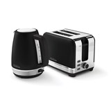 SUNBEAM THE CHIC COLLECTION KETTLES AND TOASTERS BREAKFAST SET BLACK