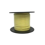 LIGHT DUTY HOOKUP CABLE RND 13X012MM ROLL 25M YELLOW