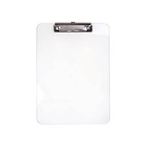 EDUCATIONAL COLOURS CLEAR CLIPBOARD A4