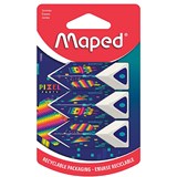 MAPED 119522 PIXEL PARTY ERASER PACK 3