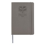 SPIRAX PLATINUM LINEN JOURNAL 7MM A5 160 PAGES GREY