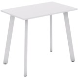 OLG FLARE BAR LEANER 4 LEG WHITE FRAME 1200MM X 750MM WHITE