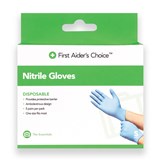 FAC DISPOSABLE NITRILE GLOVES BLUE PACK 5
