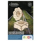 AUSTRALIAN GEOGRAPHIC ECO WORKSHOP GRAMOPHONE MUSIC BOX