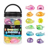 SENSORY SPROUTS SQUEEZE GLITTER SEA LIFE ASSORTED SET 12