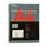 COLLINS ESSENTIAL MEETING BOOK A4 160PAGES GREY