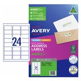AVERY 952009 L7159 PREMIUM SHIPPING LABELS WITH AVERYECO 24UP WHITE 20 SHEETS