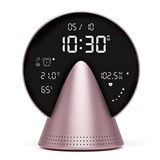 LEXON CONIC RADIO ALARM CLOCK WITH FM  BUILTIN BLUETOOTH SPEAKER PINK