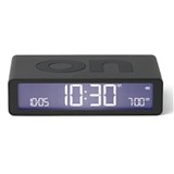 LEXON FLIP CLASSIC REVERSIBLE ALARM CLOCK GREY