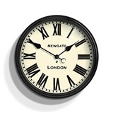 NEWGATE BATTERSBY CLOCK BLACK