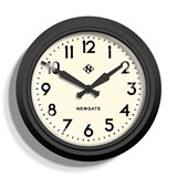 NEWGATE 50S ELECTRIC CLOCK BLACK