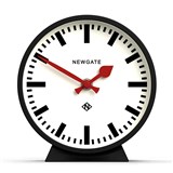 NEWGATE RAILWAY MANTEL CLOCK CAVE BLACK