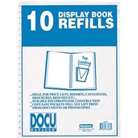 Refillable Display Books Refills  Dividers